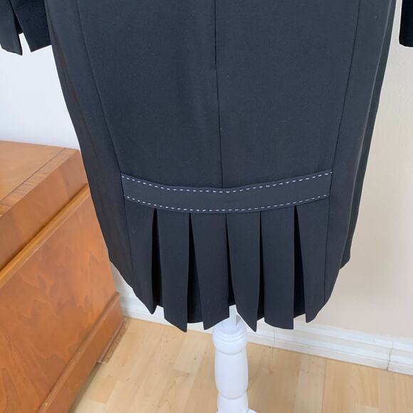 Tahari ASL Petite Sz 4P 2-Piece Skirt Suit w/ Blazer Jacket Black Office Career - Picture 6 of 11